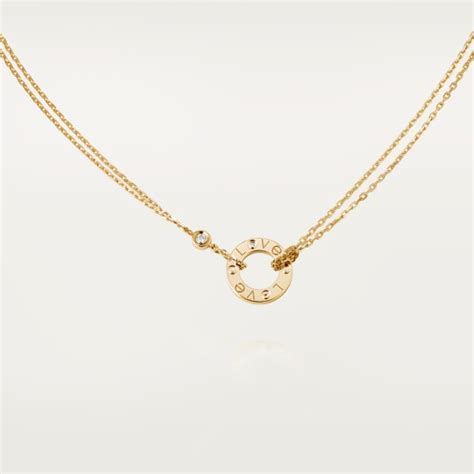 cartier love necklace dupe|cartier love necklace 2 diamonds.